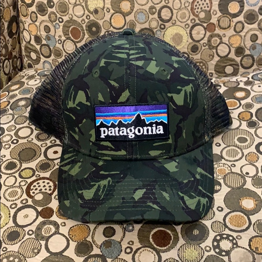 Patagonia Green Camouflage Trucker Hat